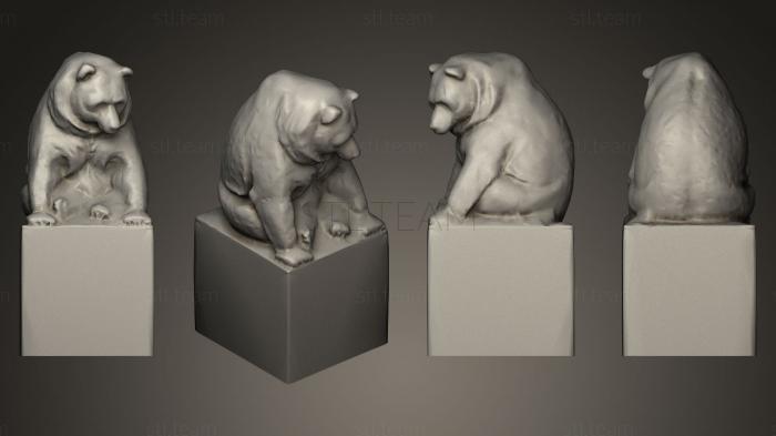 Статуэтки животных Bear Statue_2